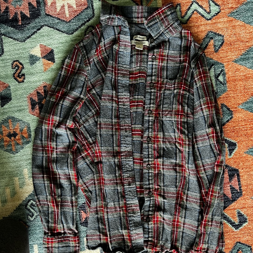 LL Bean Fitted Flannel